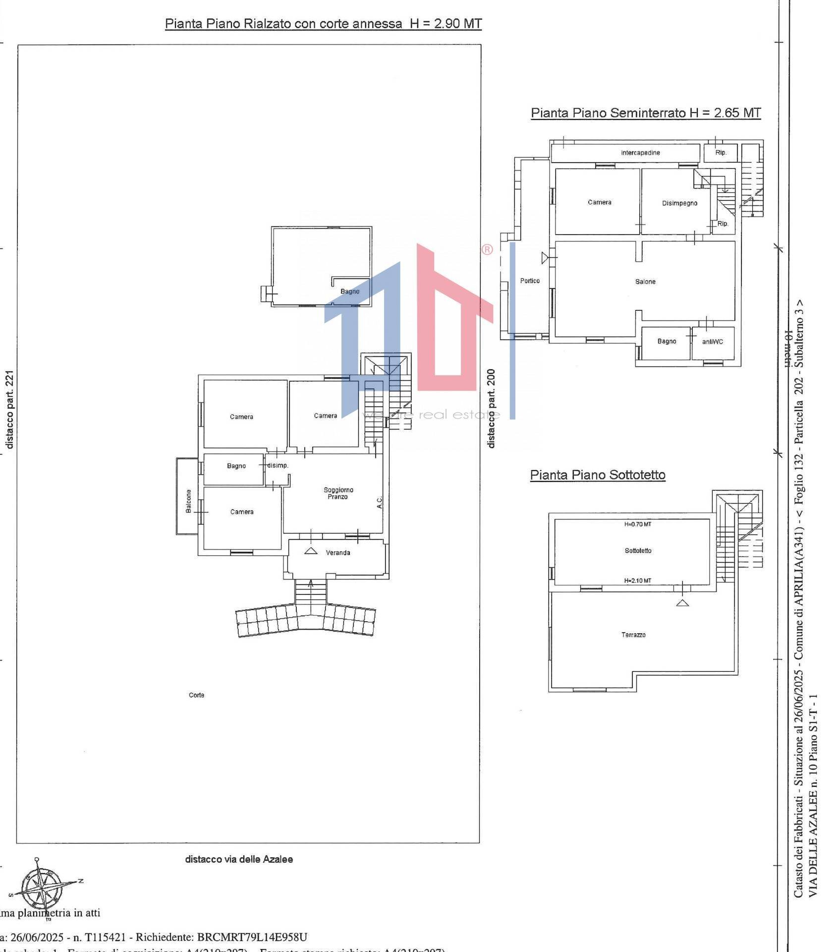 Foto 61 - Villa via delle azalee
 
snc, Aprilia - floor plans 1