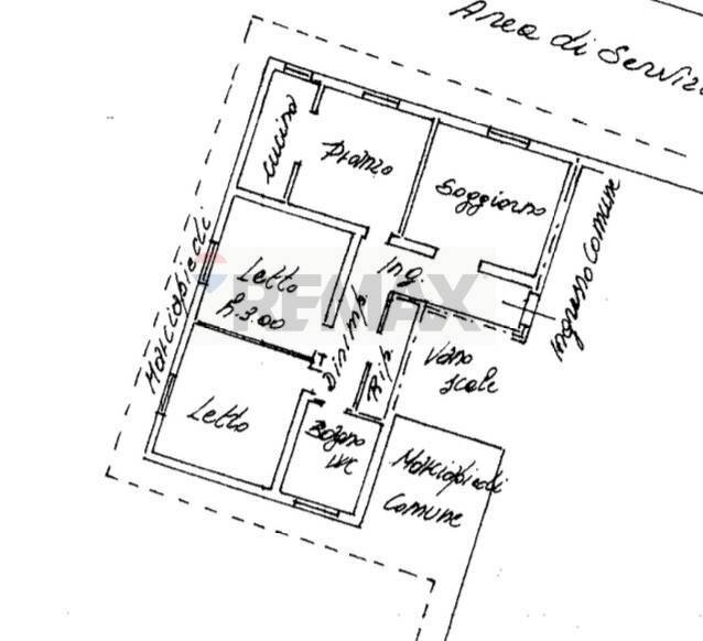 Pianta 2D - Quadrilocale Via Garibaldi
 
37, Gussola - planimetria 1