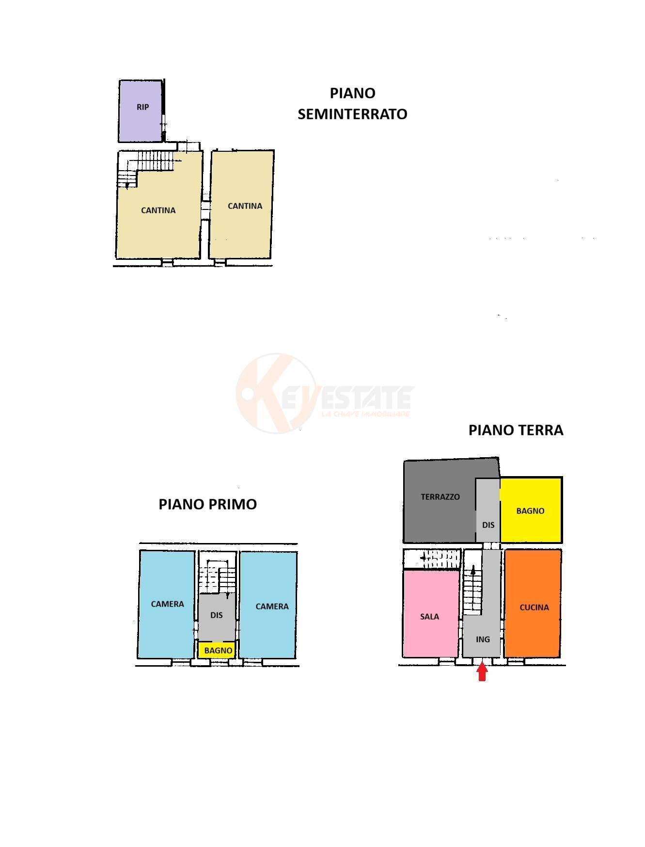 Foto 30 - Casa indipendente via Vittorio Emanuele
 
143, Bonnanaro - planimetria 1