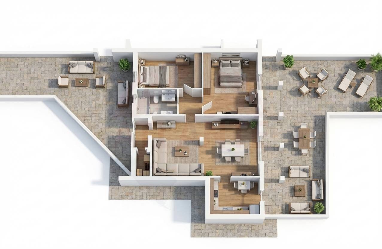 Foto 37 - Trilocale Via Lunardi
 
100, Brescia - planimetria 1