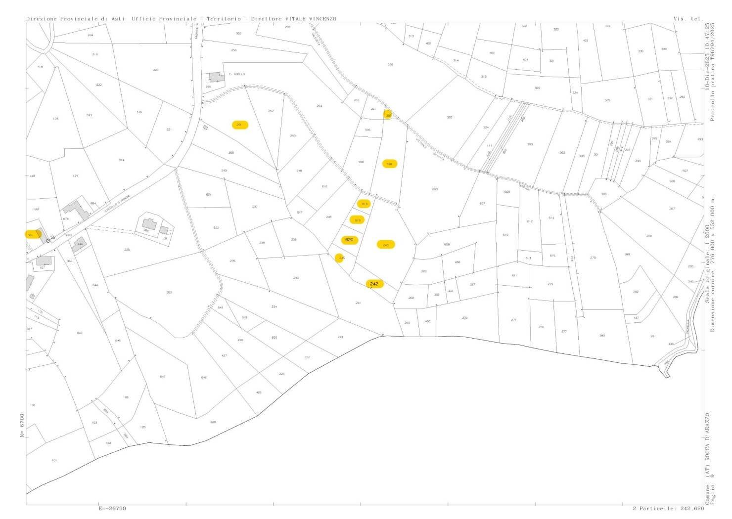 Rustic via Dottor Giuseppe Ollino, 6, Rocca d'Arazzo - floor plans 1