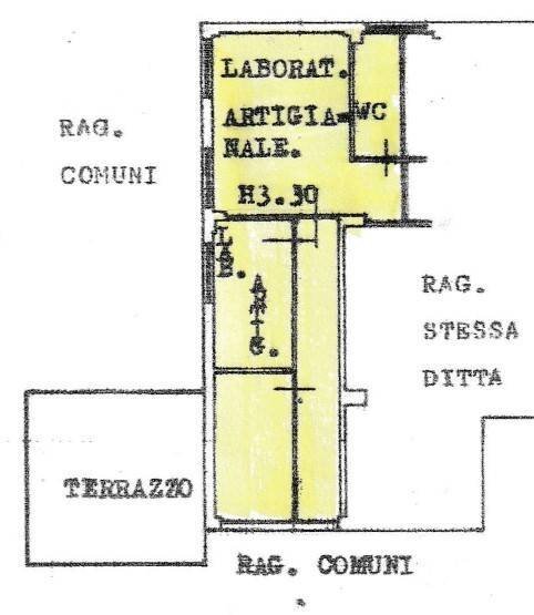 Planimetria - Negozio via Gaetano Callani, 20, Parma (zona San Lazzaro) - foto 3