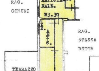 Planimetria - Shop via Gaetano Callani, 20, Parma (neighborhood San Lazzaro) - photo 3