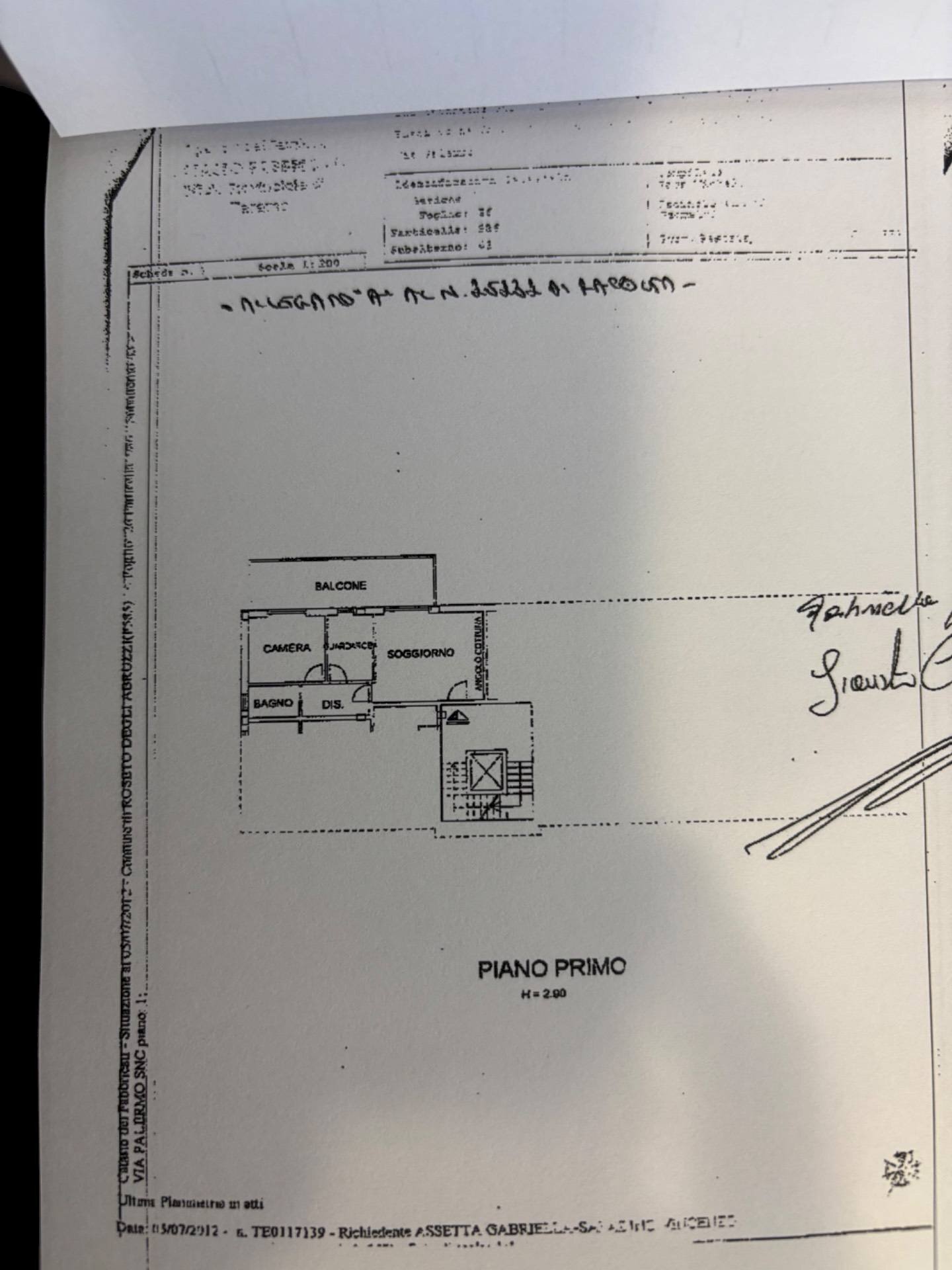 Foto 21 - Trilocale via palermo
 
2, Roseto degli Abruzzi - planimetria 1