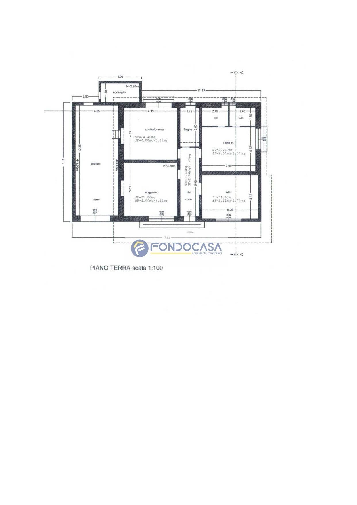 Foto 48 - Villa via vecchia comunale maglie palmariggi
 
5, Maglie - planimetria 1