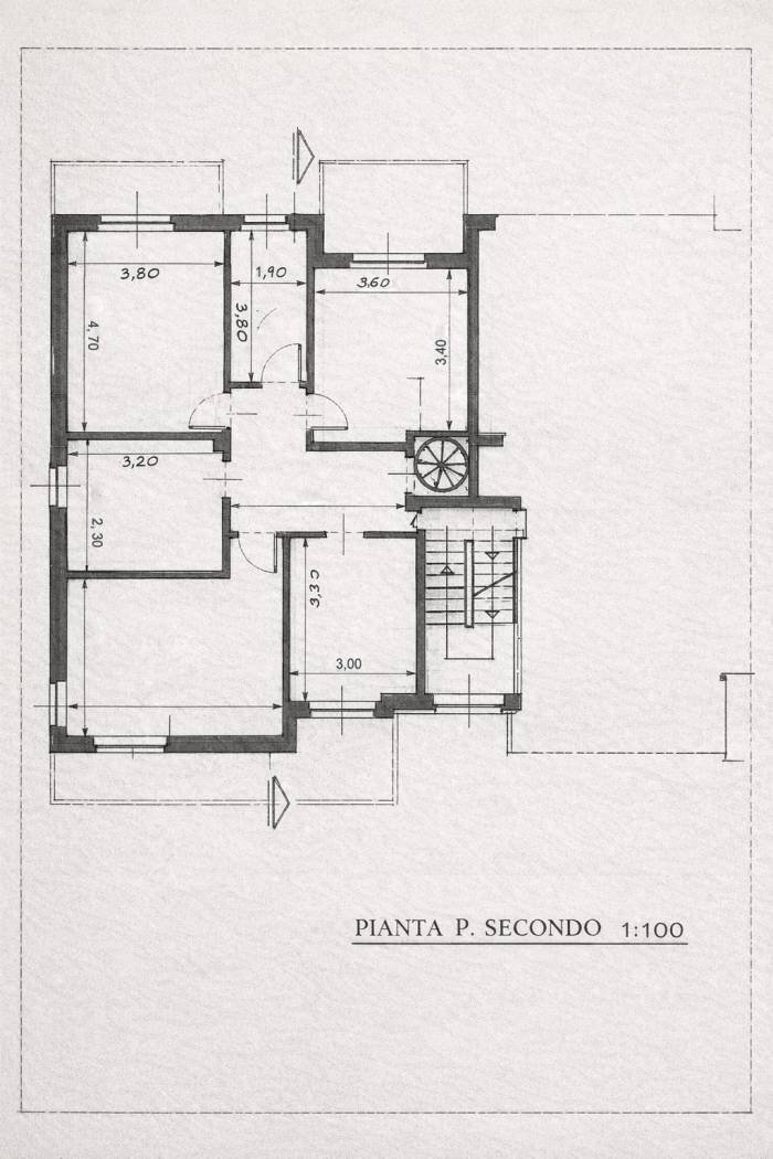 Apartment via Valle della Quiete, 54, San Mauro Torinese - floor plans 1