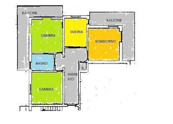 Planimetria - Four-room apartment Centallo - photo 15