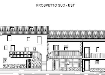 Planimetria - Casa indipendente Borgata Martinotti, San Pietro Val Lemina - foto 1