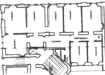 Planimetria - Office via Vittorio Amedeo II, 6, Cuneo (neighborhood Centro) - photo 1