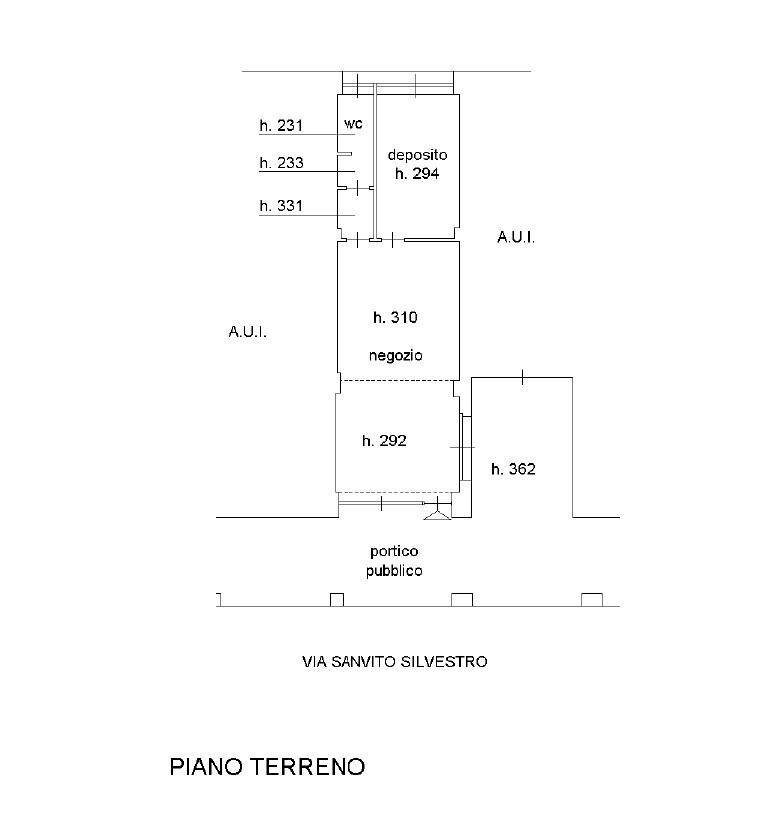 Shop via Silvestro Sanvito, 60, Varese - floor plans 1