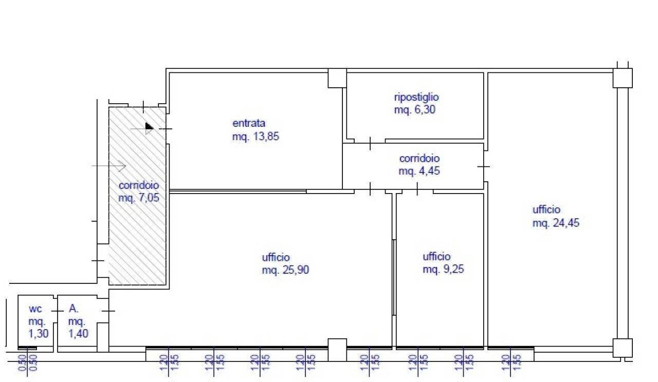 Office via Nona Strada, 23, Padova - floor plans 1