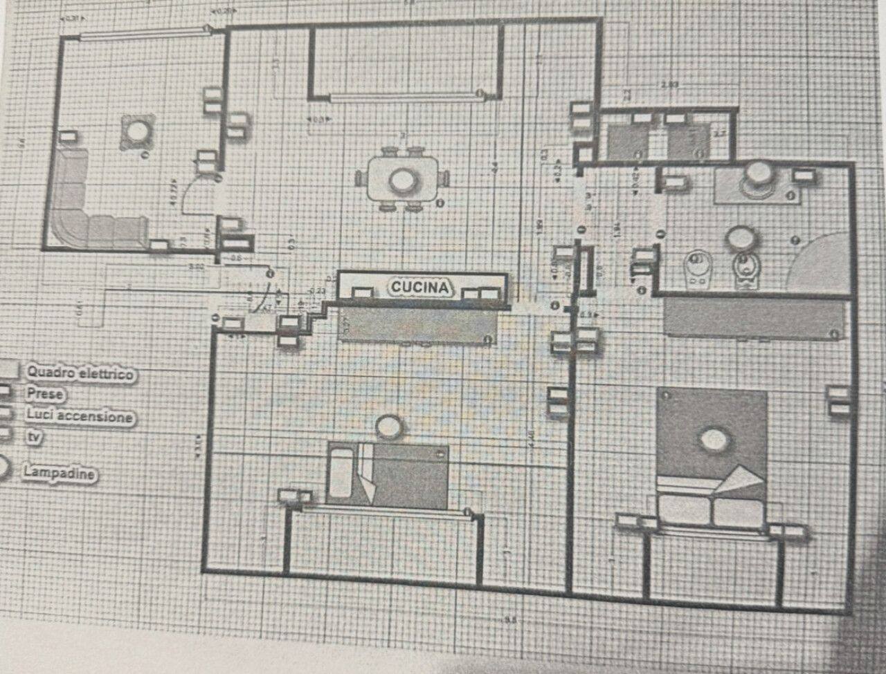 Attic via Bisceglia, Catanzaro - floor plans 1
