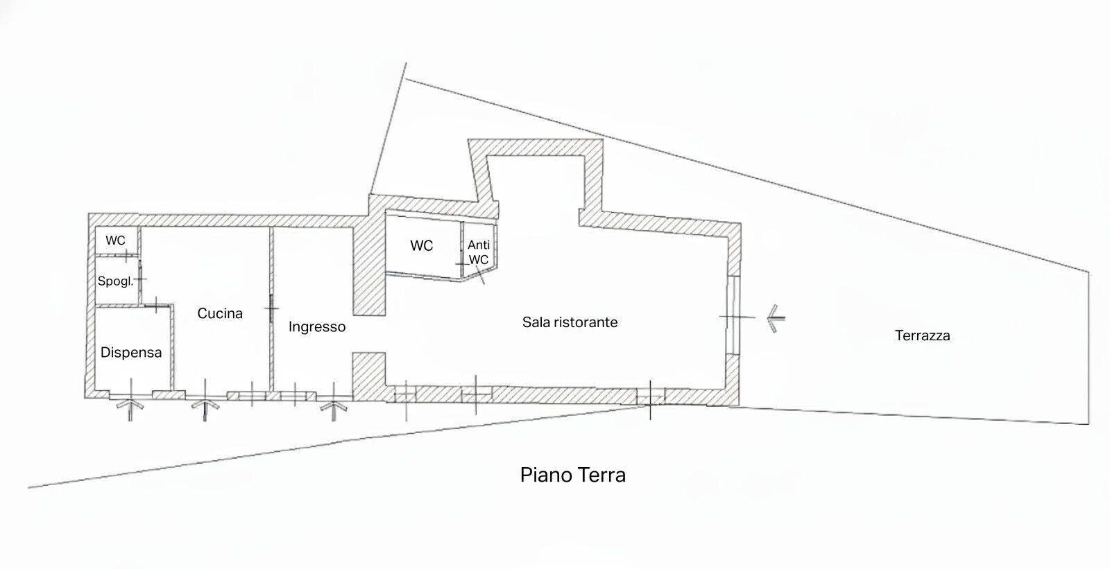 Ristorante Frazione Deveys, 1, Salbertrand - planimetria 1