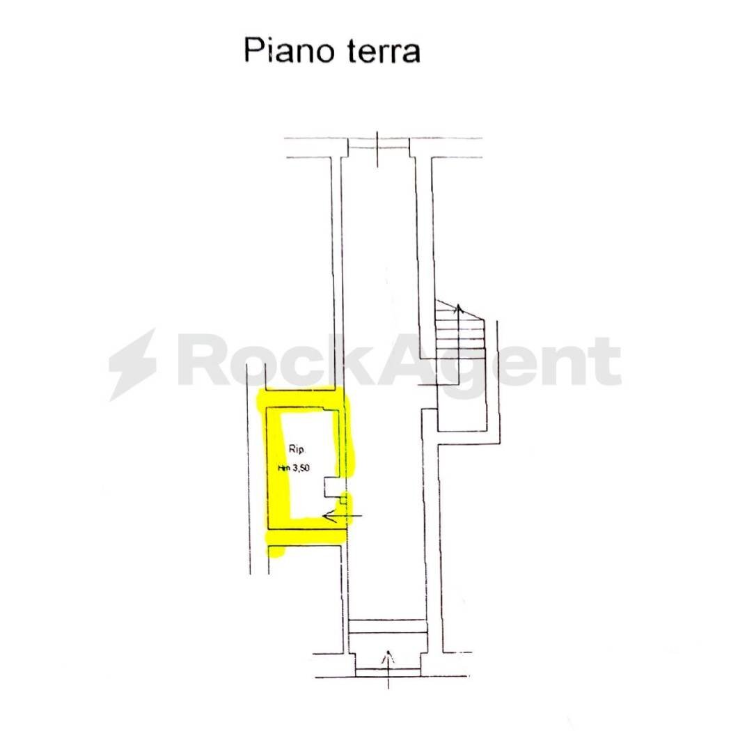 Three-room apartment via Roma, 34, Acquapendente - floor plans 1