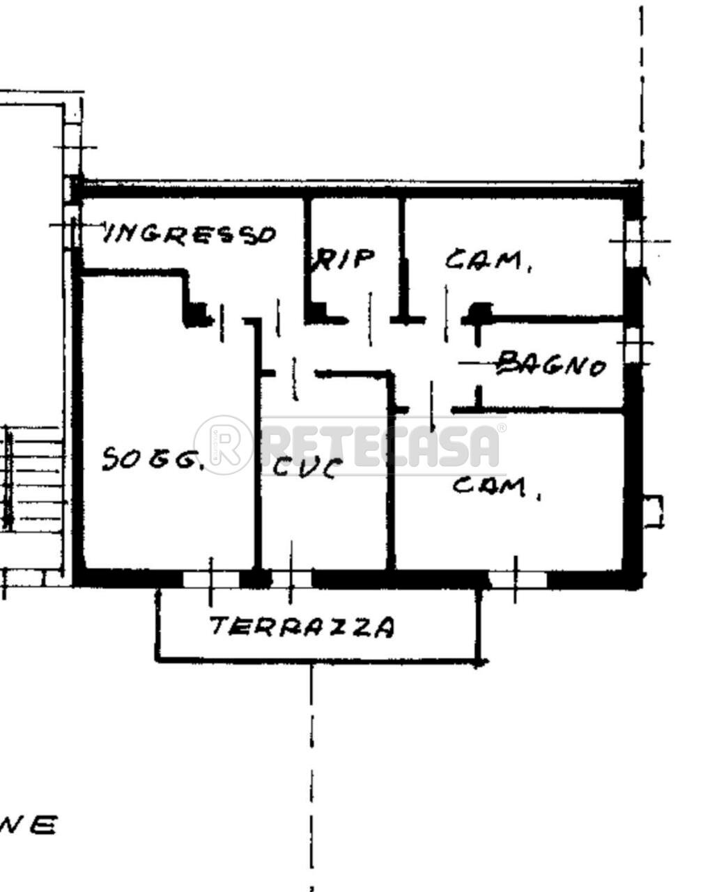 appartamento.jpeg - Four-room apartment Mirano - floor plans 1