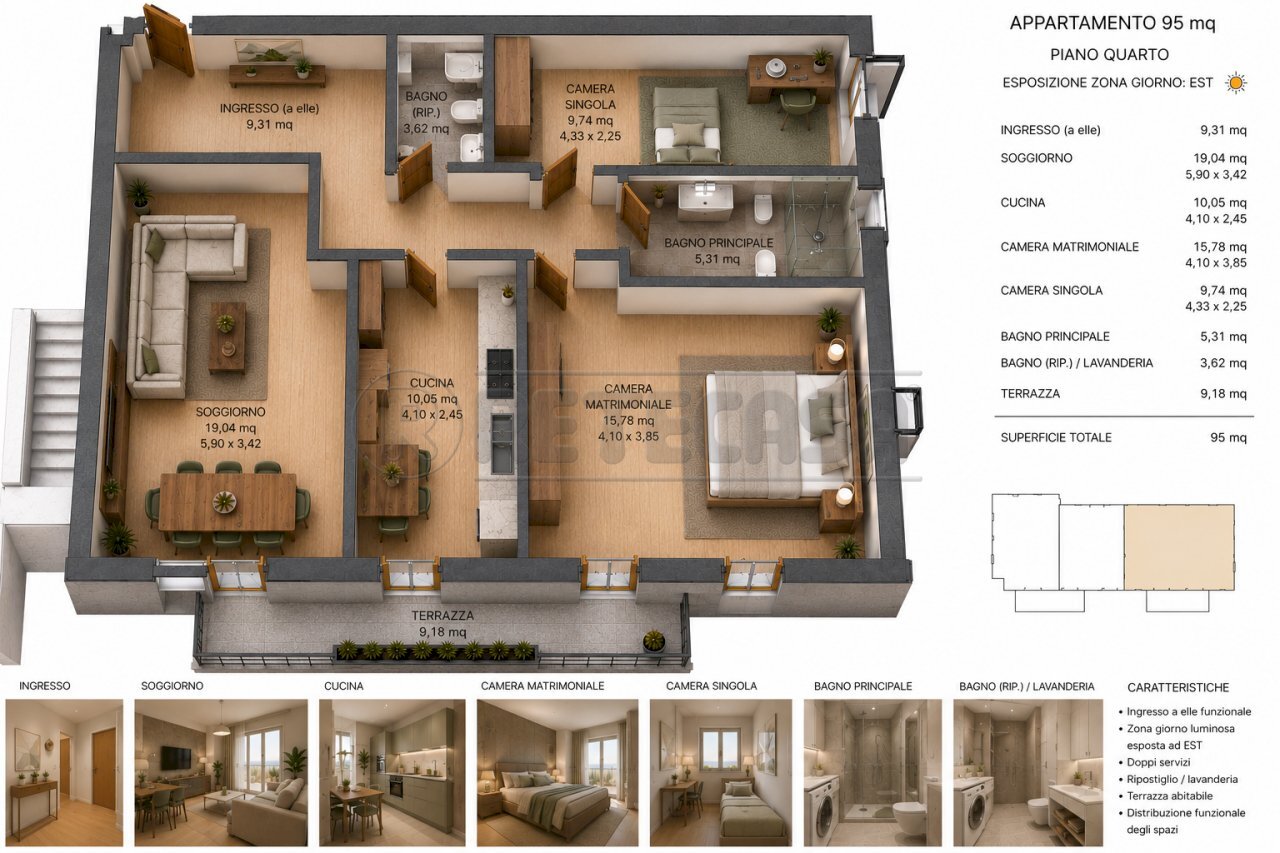 Appartamento.png - Four-room apartment Mirano - photo 1