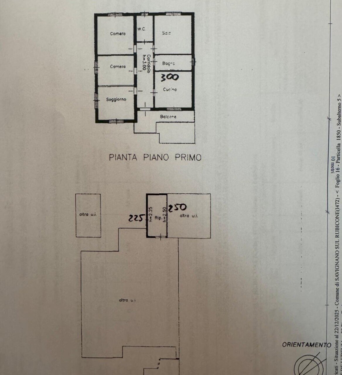 planimetria piano primo.jpeg - Independent house Savignano sul Rubicone - floor plans 1