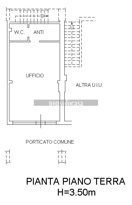 PLANIMETRIA - Bilocale Via Volumnia 32, Perugia - planimetria 1