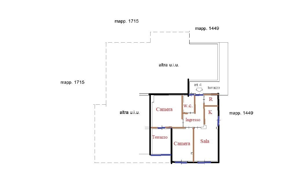 Planimetria web.jpg - Trilocale Strada Carrozzabile S. Pietro 165, Sanremo - planimetria 1
