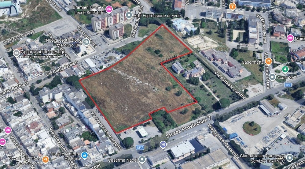 ubicazione1.jpg - Terreno edificabile Via Monteroni 37 c, Lecce - foto 1