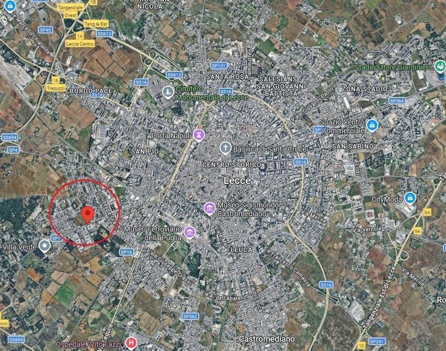 inquadramento.jpg - Terreno edificabile Via Monteroni 37 c, Lecce - foto 2