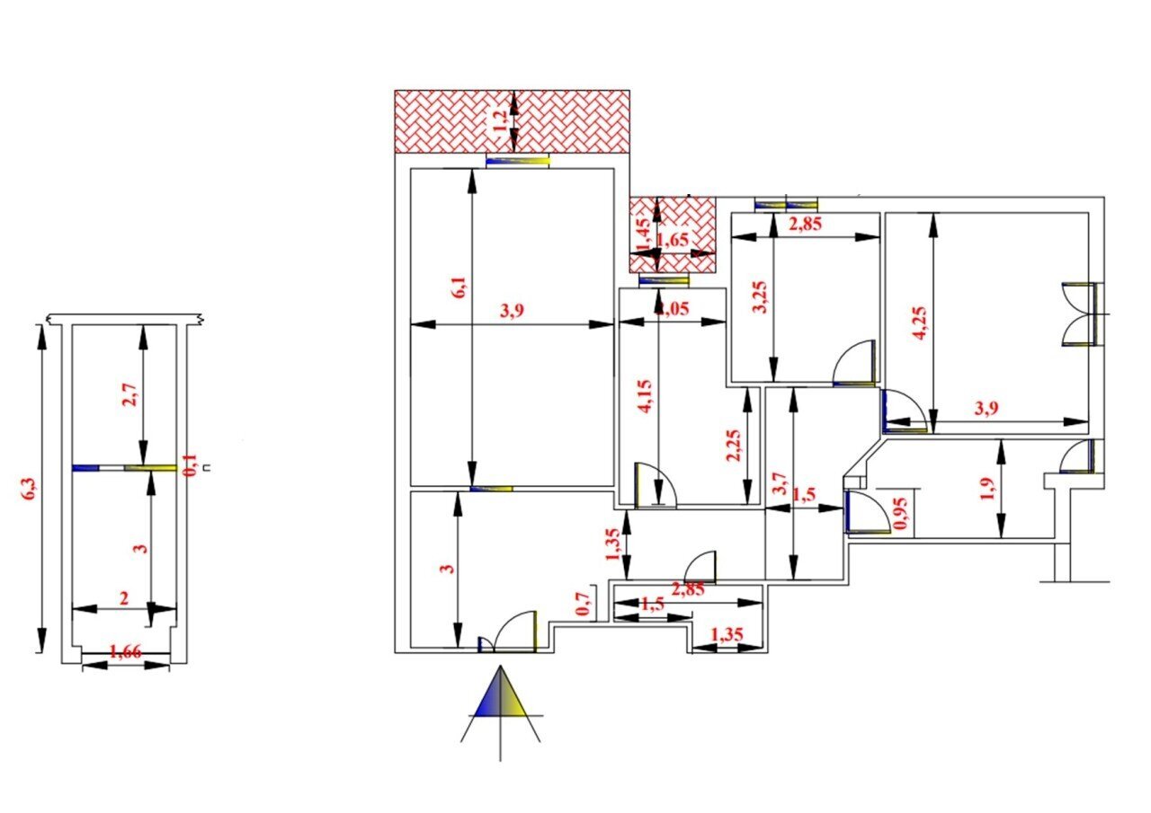 pianta.jpg - Bilocale Viale A. Milani, Segni - planimetria 1