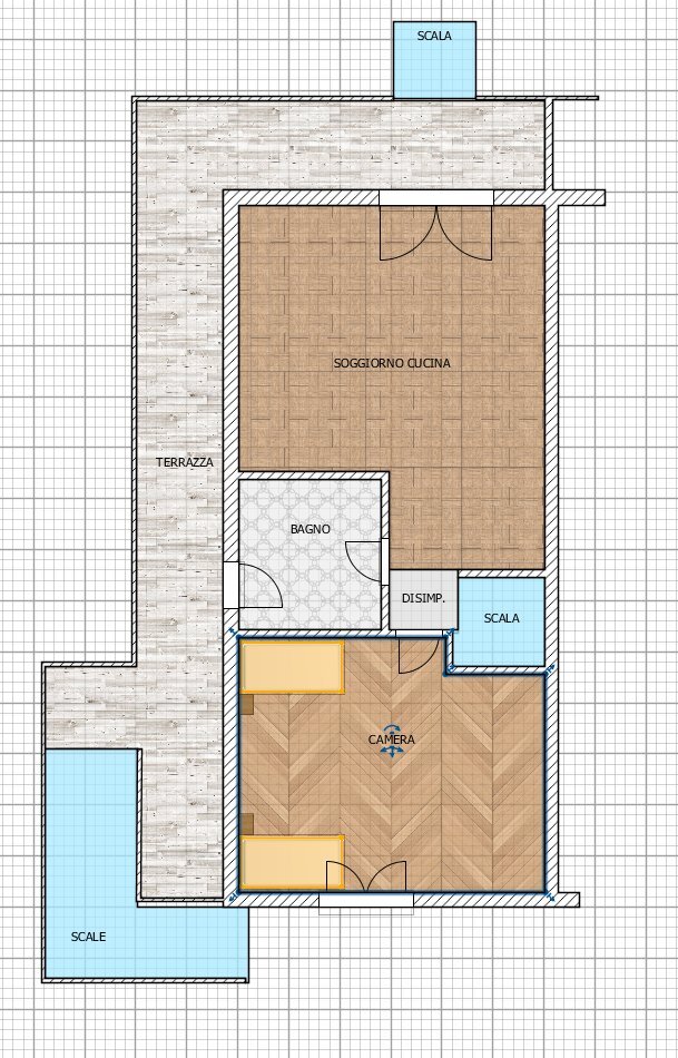 PIANTINA_wm.PNG - Terratetto - Terracielo Via Morucciola 22, Arcola - planimetria 1