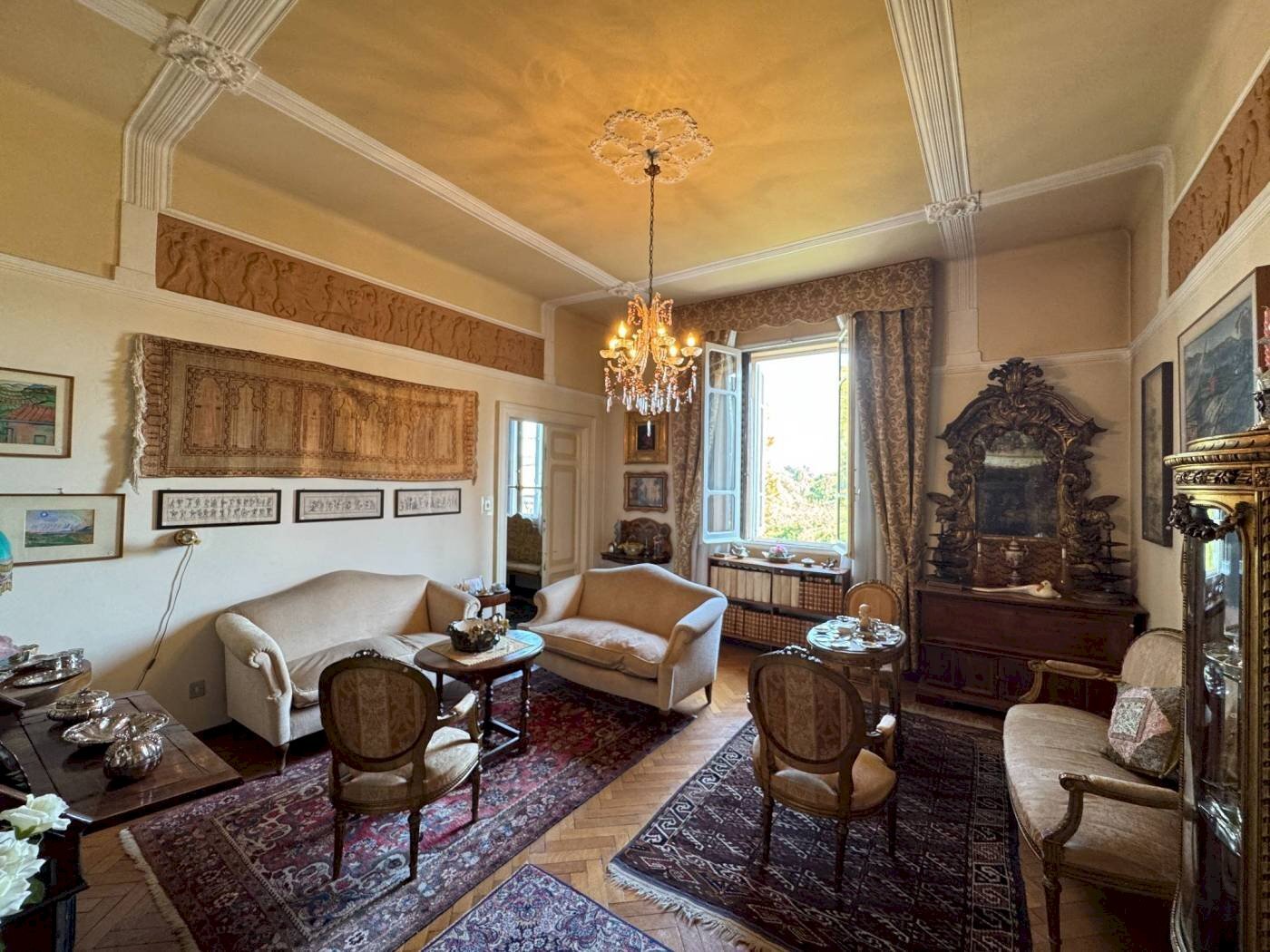 Salone - Apartment Via Castiglione, Bologna (neighborhood Santo Stefano) - photo 1