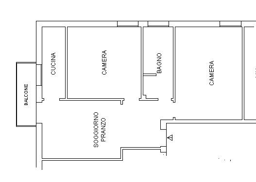 PLN INT - Trilocale Via Don Luigi Guanella 7, Bologna (zona San Ruffillo) - planimetria 1