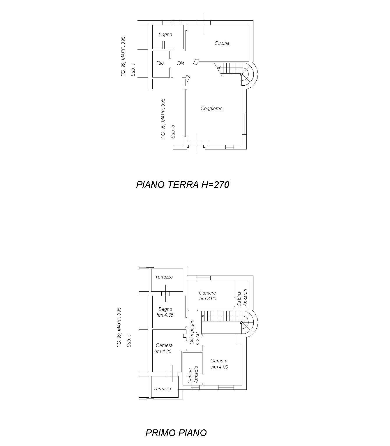 PLAN OK - Villa Bifamiliare Via Tazio Nuvolari, Budrio - planimetria 1