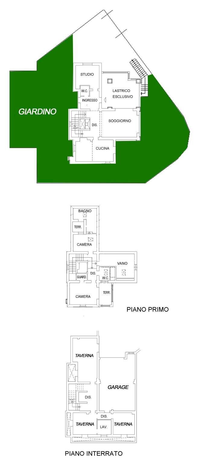 PLN INT - Villa Unifamiliare Via Pontebuco 60, San Lazzaro di Savena - planimetria 1