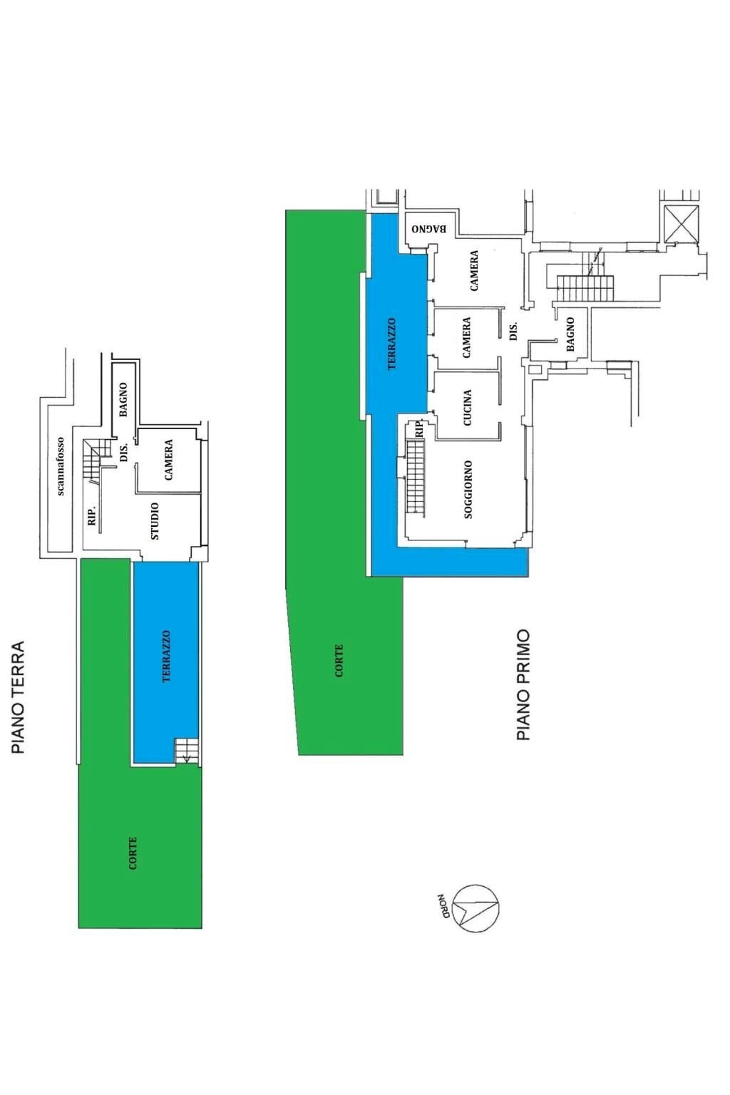 PLANIMETRIA - Appartamento Via di Monte Donato, Bologna (zona Murri) - planimetria 1