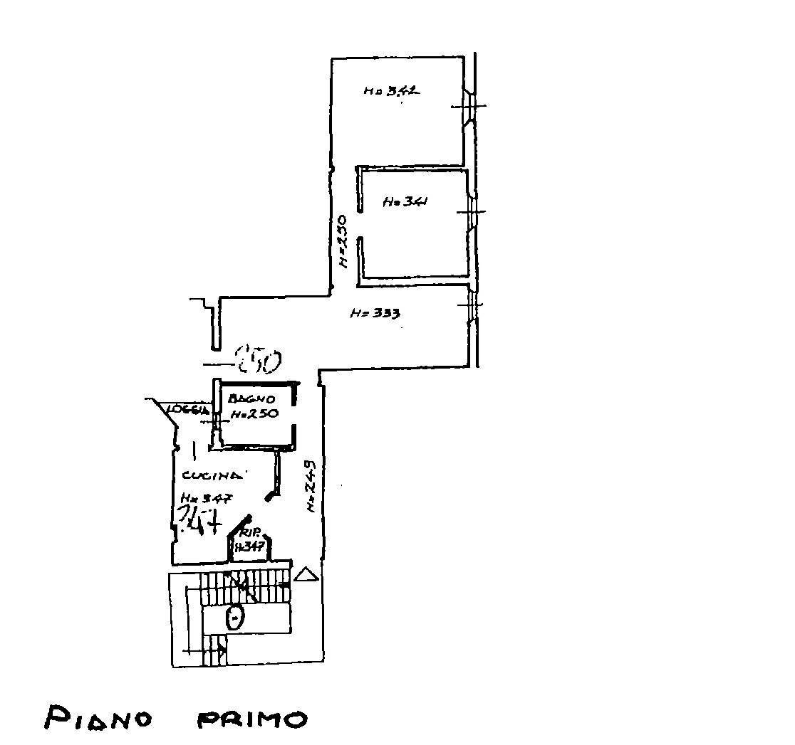 PLAN OK - Quadrilocale Via Castiglione 71, Bologna (zona Santo Stefano) - planimetria 1