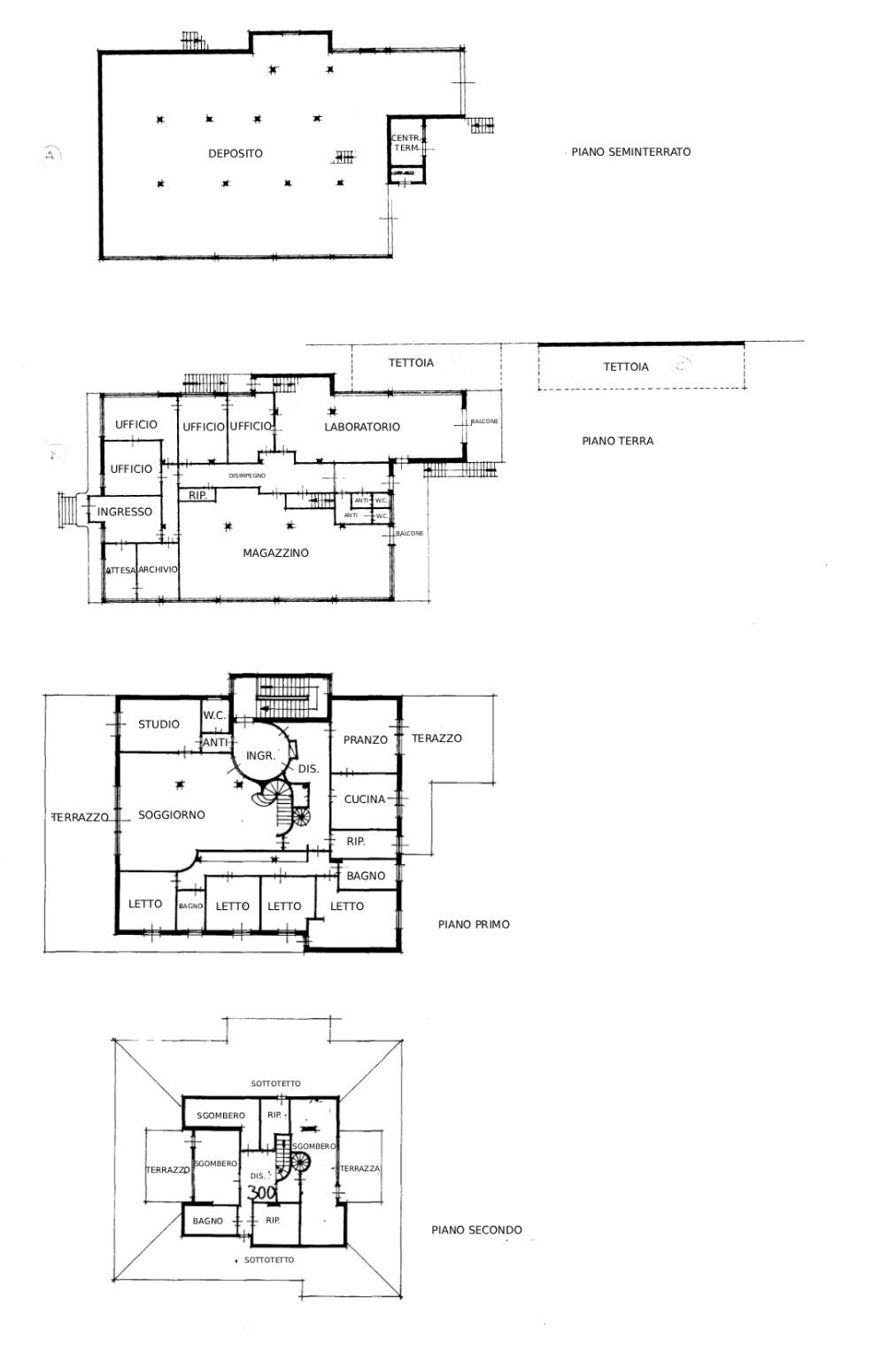 PLN INT - Capannone Via Flaminia 116, Rimini - planimetria 1