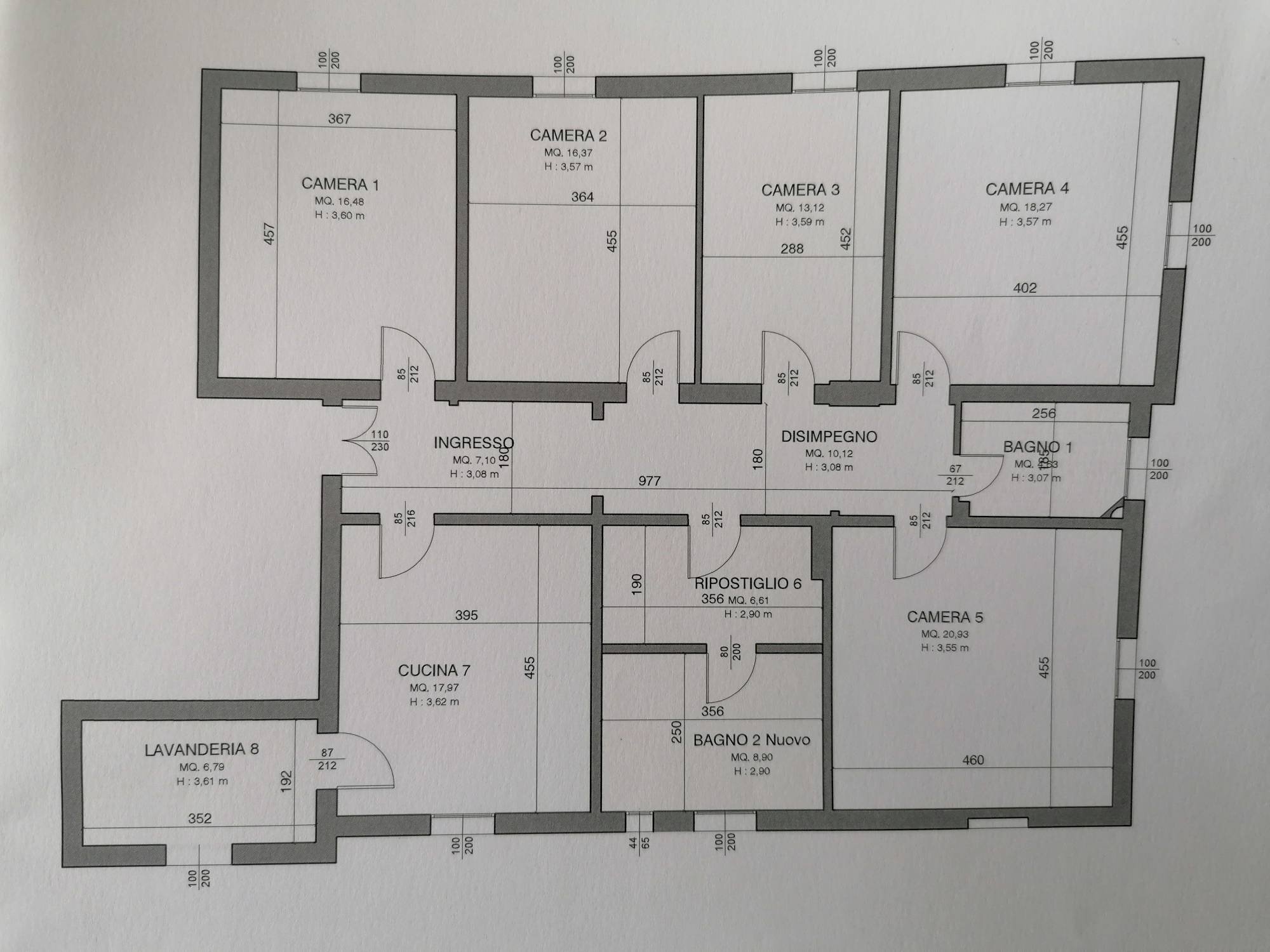 IMG_20240928_111727_resized_20240928_111841620 - Appartamento Via Loderingo degli Andalò 2, Bologna (zona Castiglione) - planimetria 1