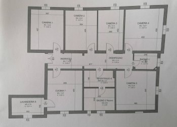 Planimetria - Appartamento Via Loderingo degli Andalò 2, Bologna (zona Castiglione) - foto 42