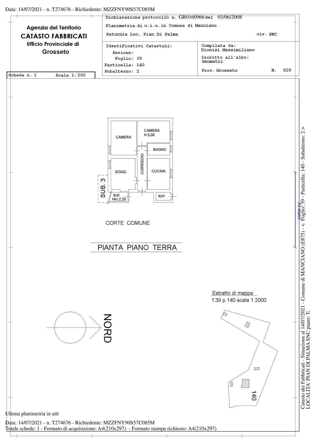 PLN_Manciano_140_2 1 - Casale Strada Provinciale Usi, Manciano - floor plans 1