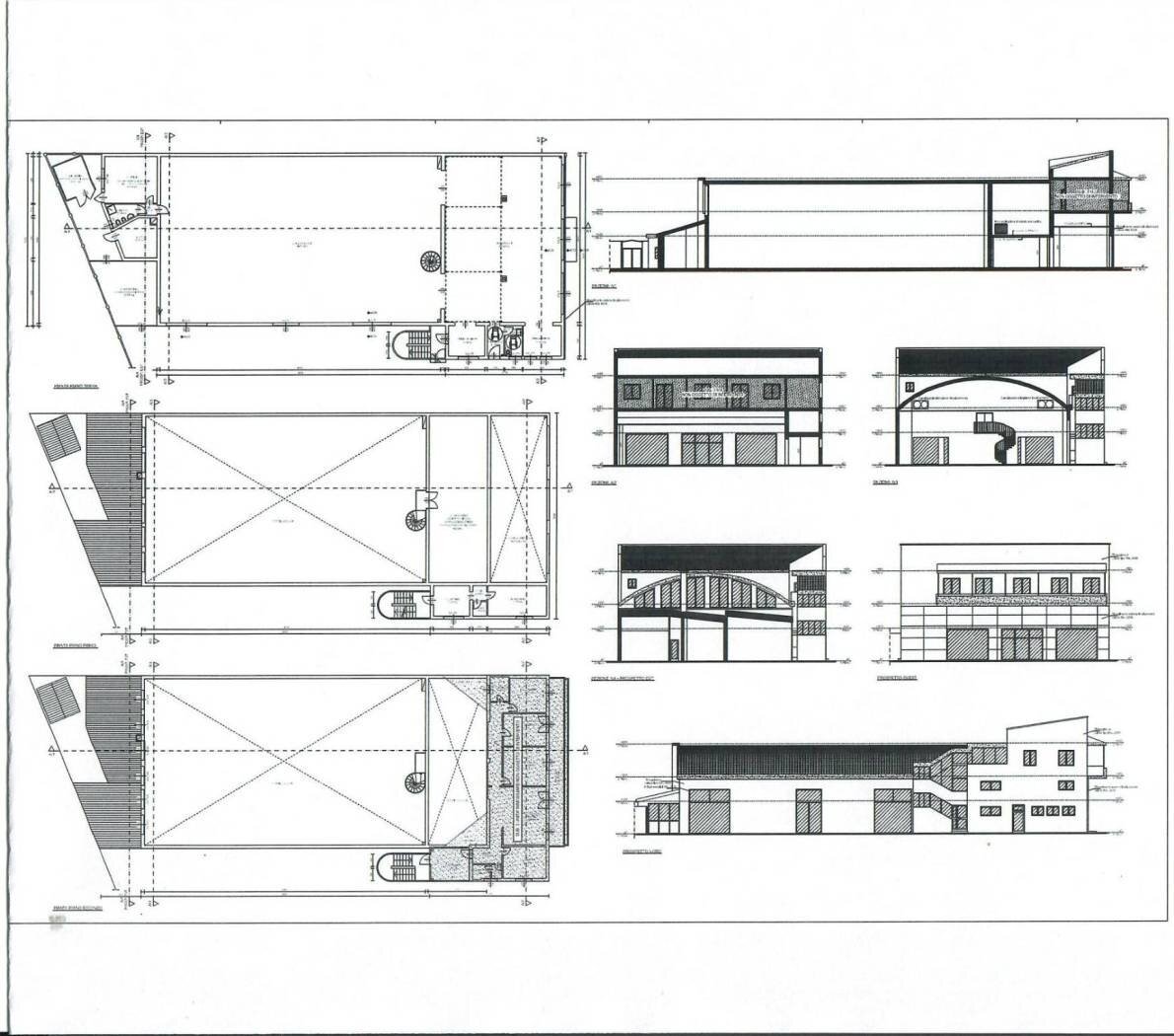 Scan_0001 - Commercial Premises Via Stendhal, Bologna (neighborhood Corticella) - floor plans 1