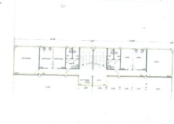 Planimetria - Ufficio Via Larga 37, Bologna (zona San Vitale) - foto 1