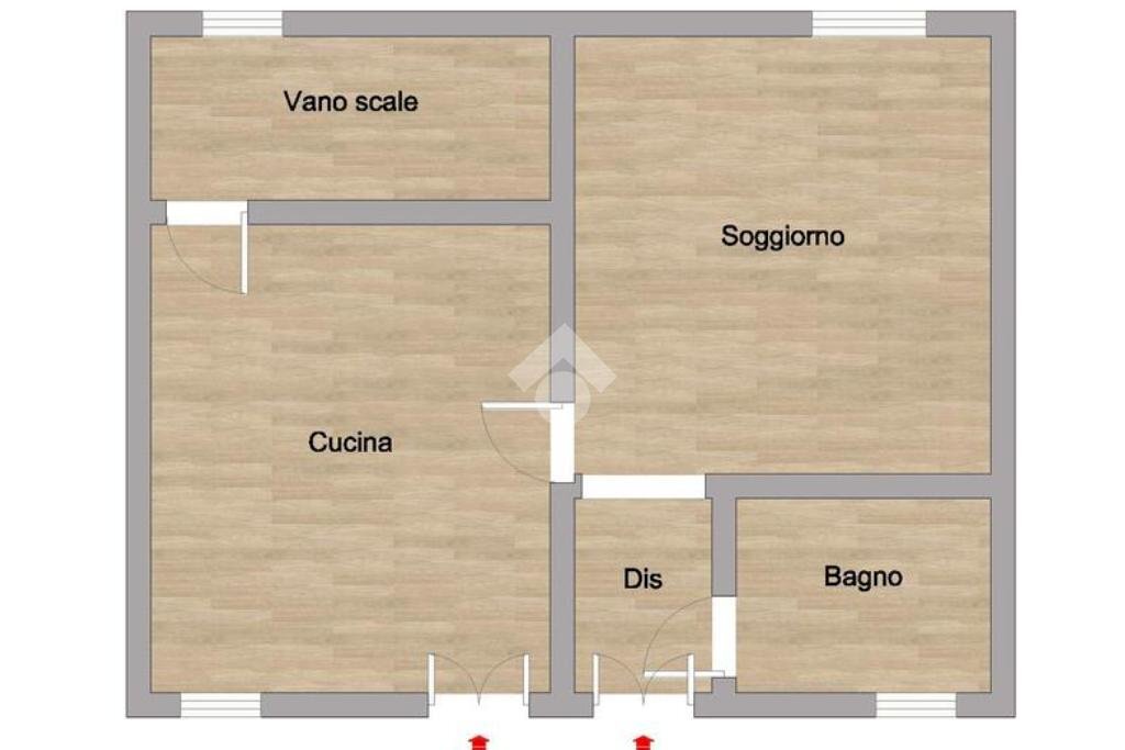 Casa semi indipendente Via lamarmora, Tronzano Vercellese - planimetria 1