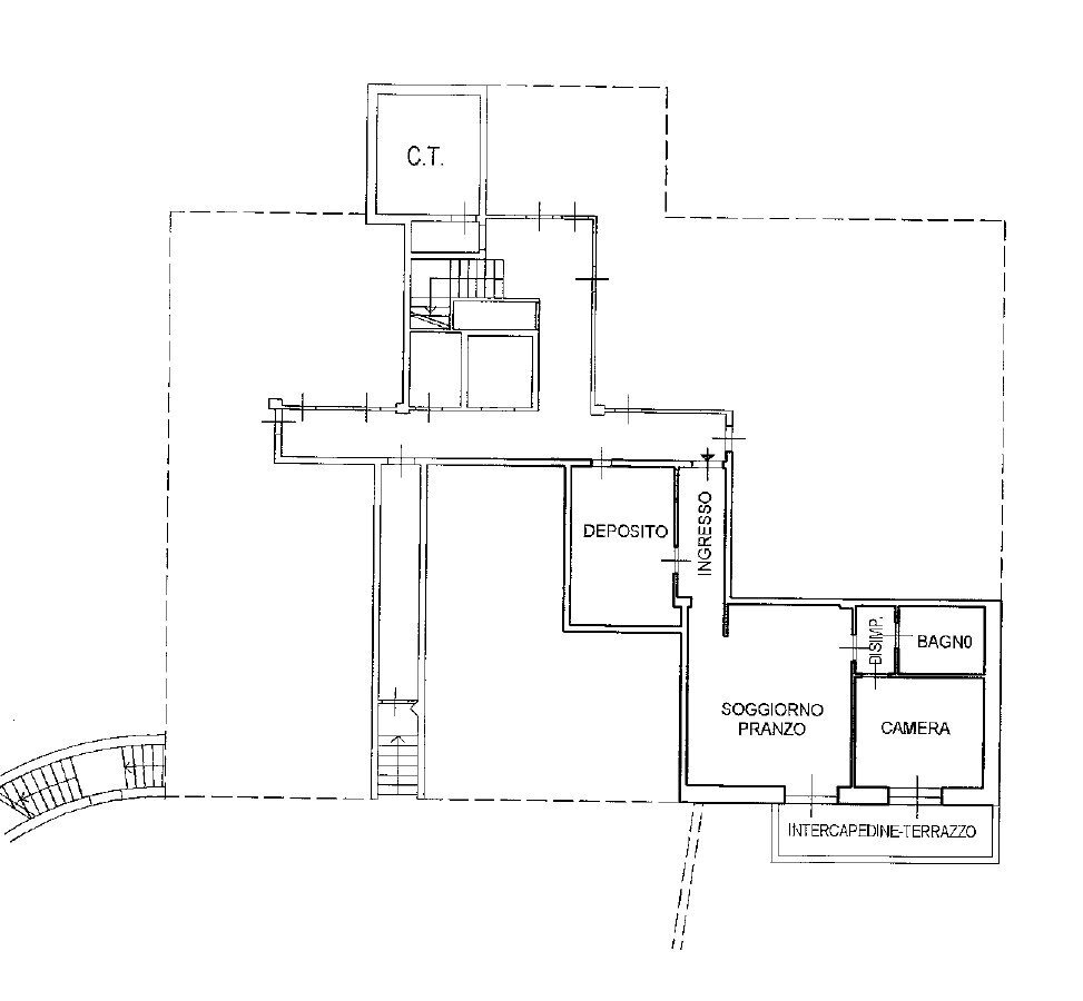 Three-room apartment Frazione Saint Maurice, 141, Sarre - floor plans 1