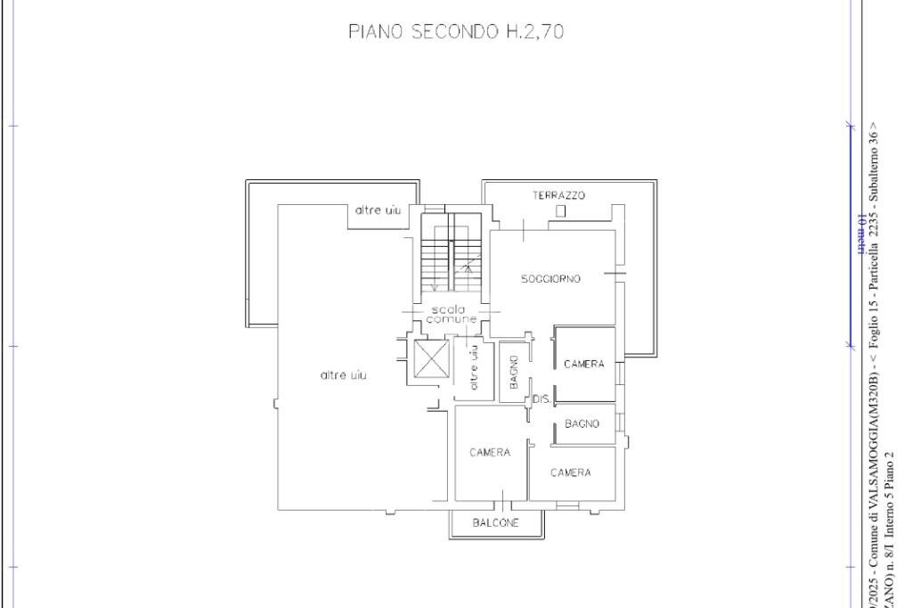 Quadrilocale Via Circonvallazione Sud, Valsamoggia (zona San Lazzaro) - planimetria 1