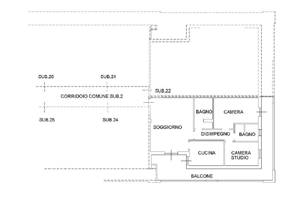 Trilocale Via Pertini, Trecate - planimetria 1