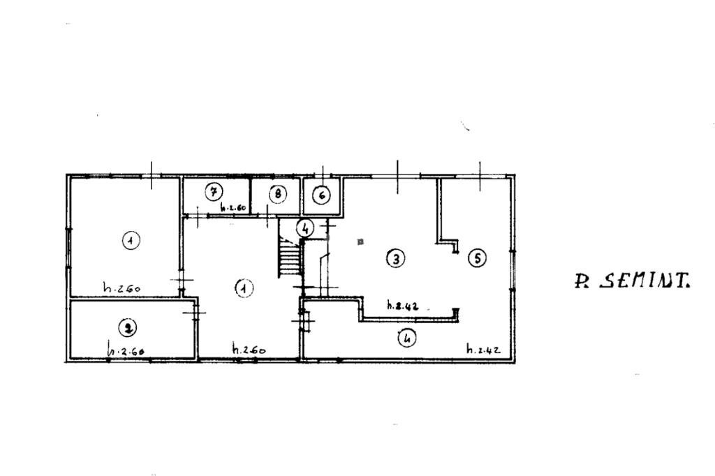 Villa Via Pietro da Lesignano, Lesignano de' Bagni - floor plans 1