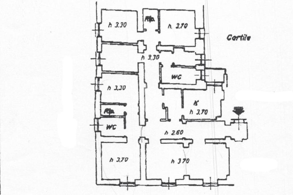 Appartamento Via assarotti, Genova (zona Castelletto) - planimetria 1