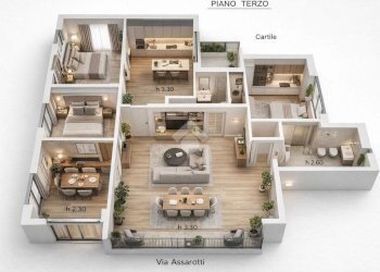 Appartamento Via assarotti, Genova (zona Castelletto) - foto 10