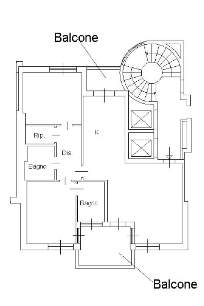 Trilocale Via Caduti in Missione di Pace, Milano (zona Rubattino) - planimetria 1