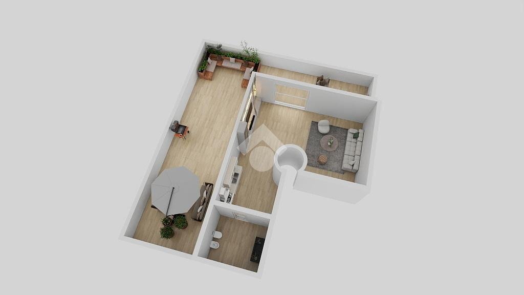 Trilocale Via Giuseppe Ripamonti, Milano (zona Vigentino) - planimetria 1