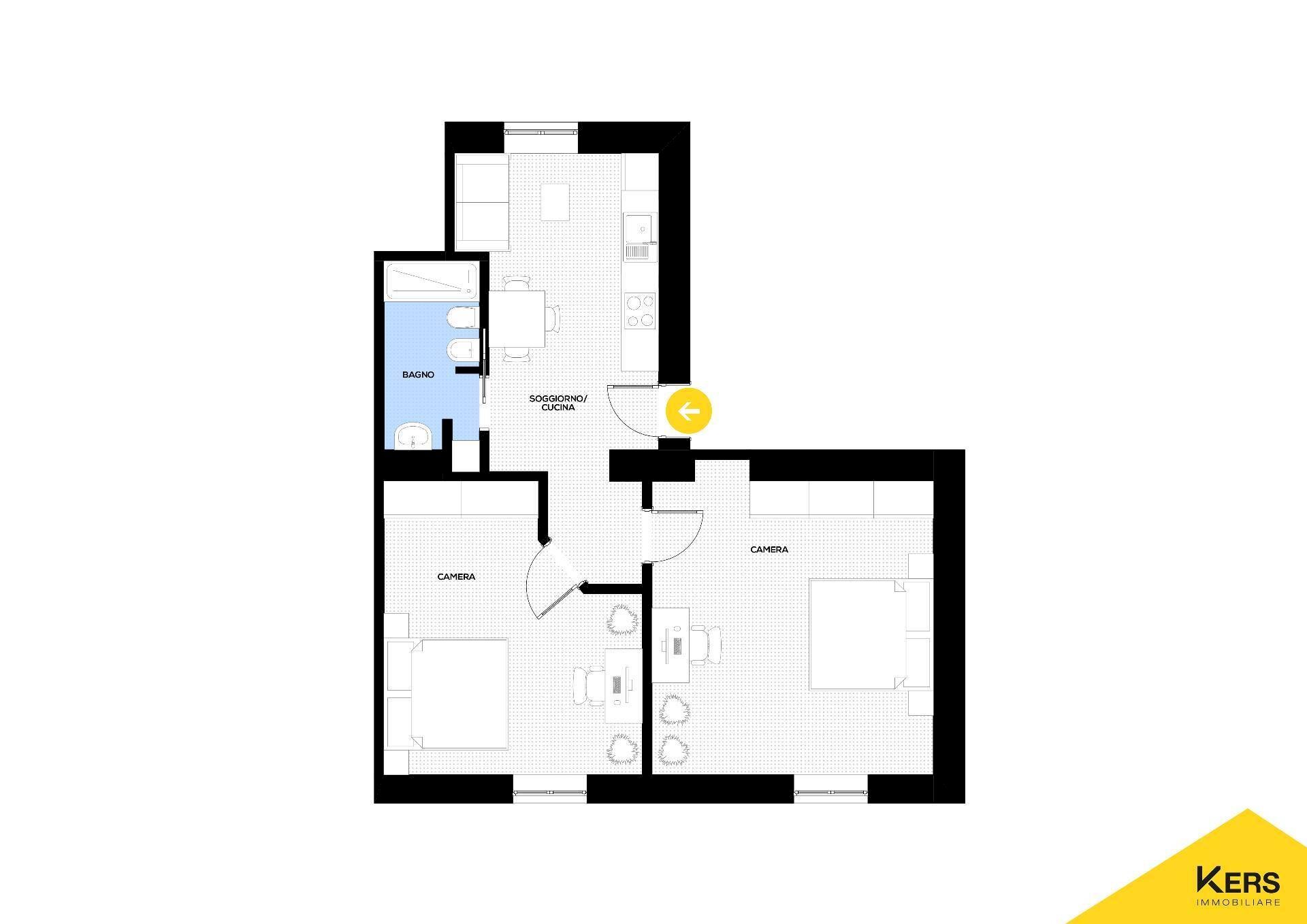 Foto 45 - Appartamento Via Brembo, Milano - planimetria 1