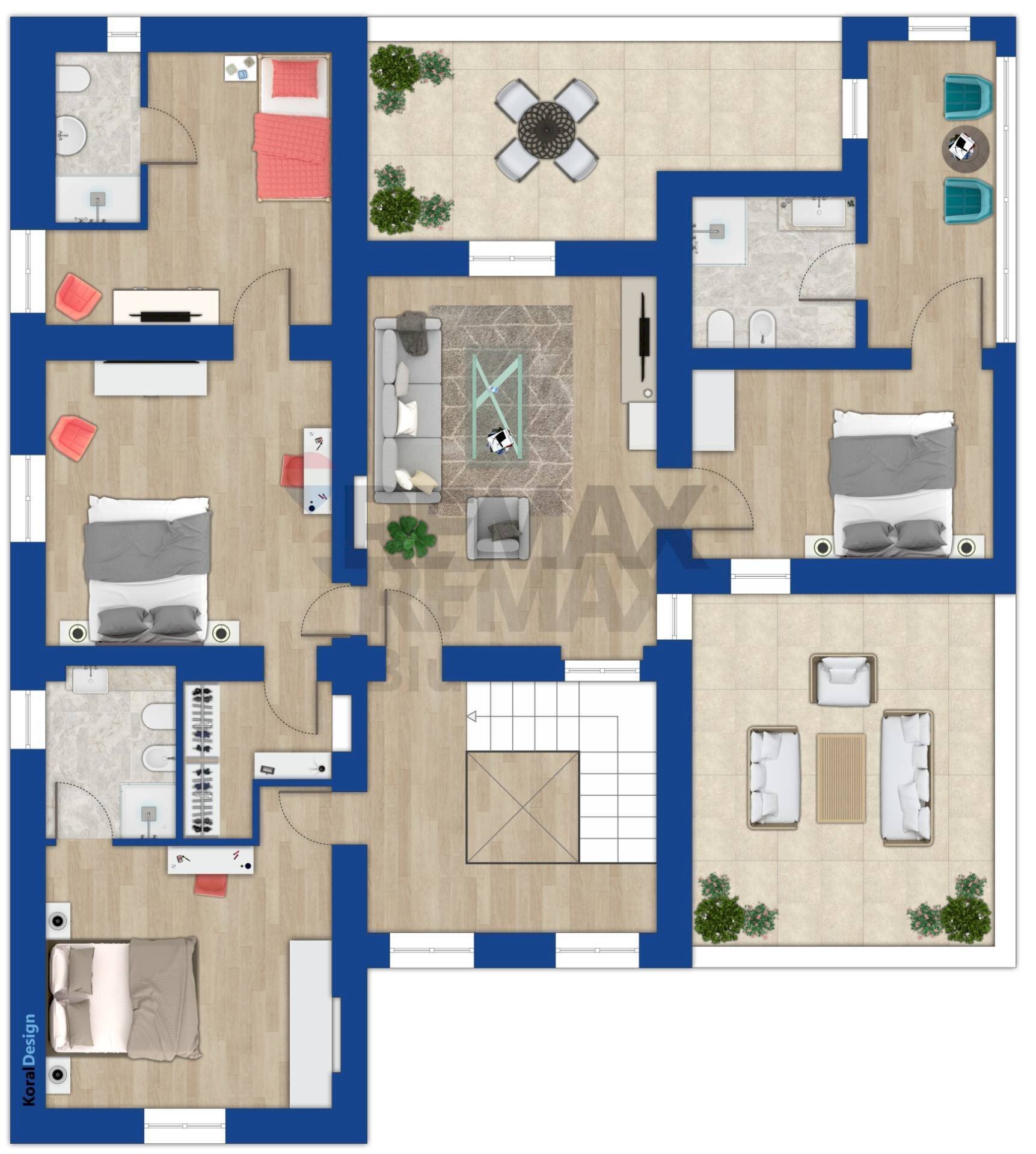 Pianta 2D - Villa Via cassia km 25, Formello - floor plans 1